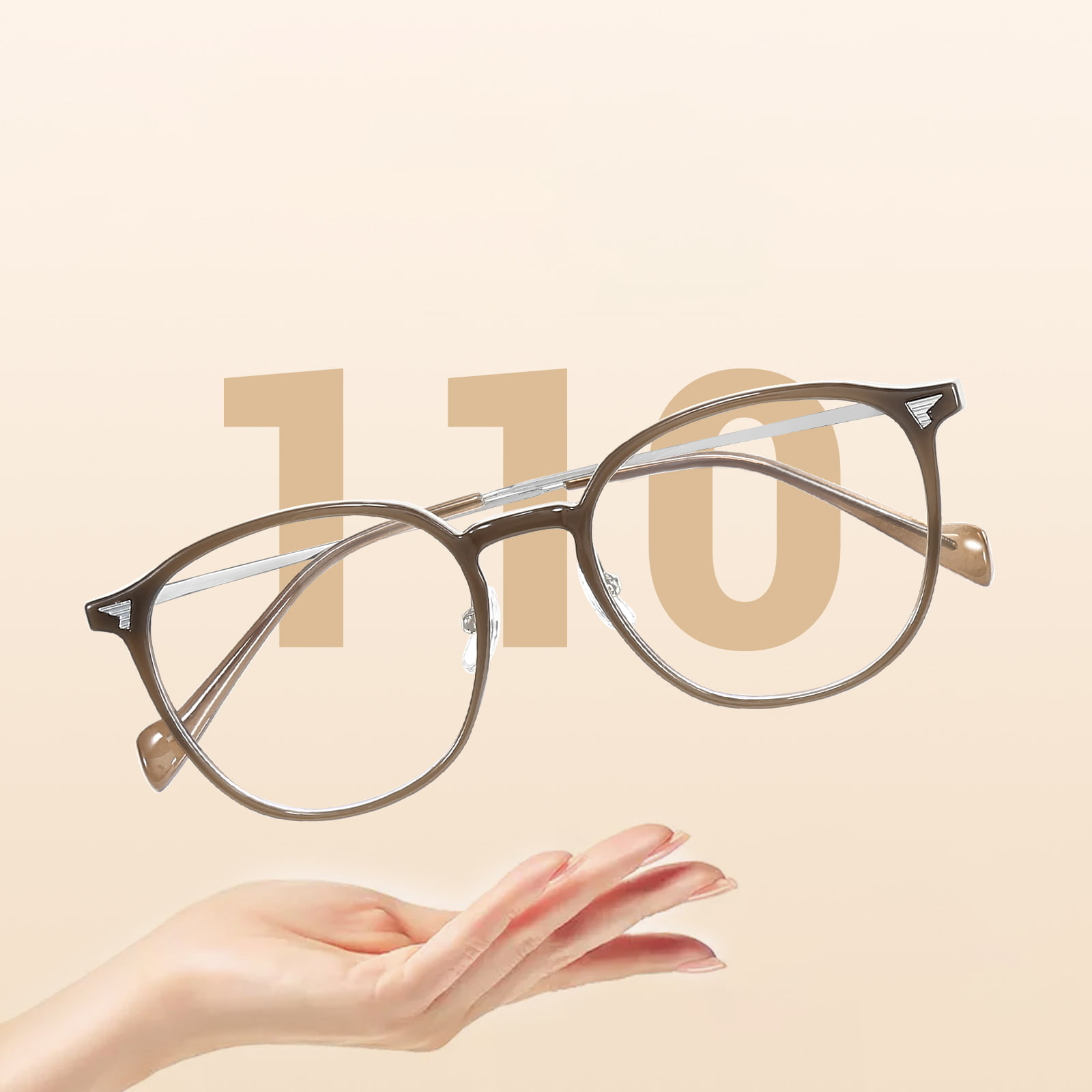 01247 Eye Protection Light Wing Design アンチブルーライト メガネ
